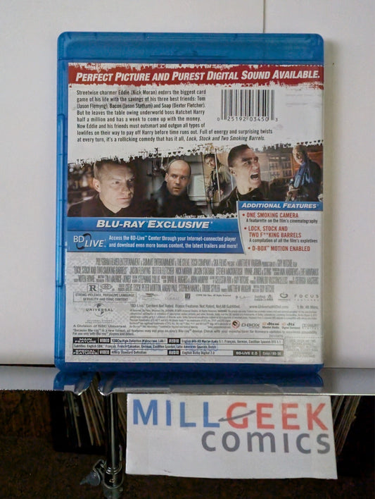 Lock, Stock, and Two Smoking Barrels (Blu-ray 1998) Like New -JD