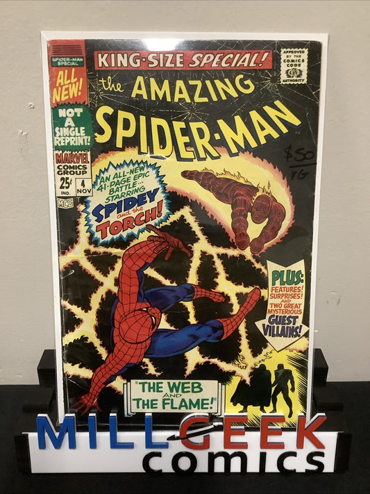 Amazing Spider-Man Annual #4 (1967) VG (4.0) Early App Mysterio In Costume