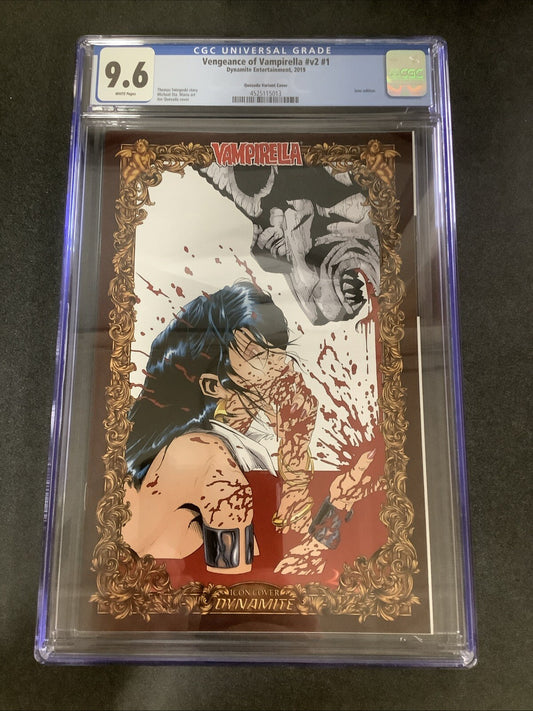 Vengeance of Vampirella #1 (vol.2) CGC Graded 9.6, Quesada 1:100, Icon Edition