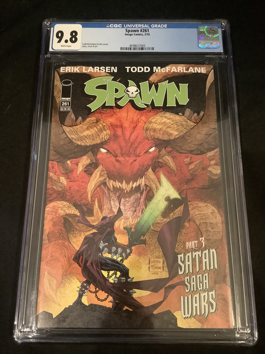 Spawn #261 (Image Comics) CGC Graded 9.8 (NM/M) Todd McFarlane, Erik Larsen