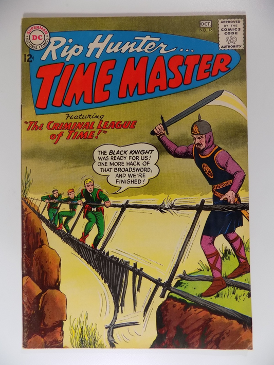 Rip Hunter Time Master #16 DC Comic October 1963 Fine/Very Fine