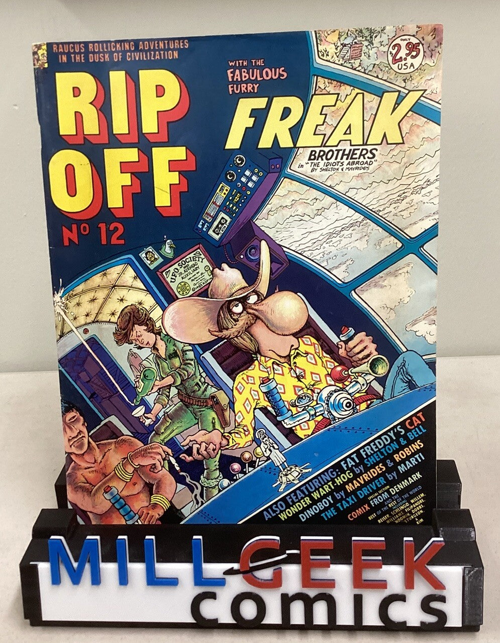 Rip Off w/ The Fabulous Furry Freak Brothers No. 11 & 12 Comic Magazine, 1983