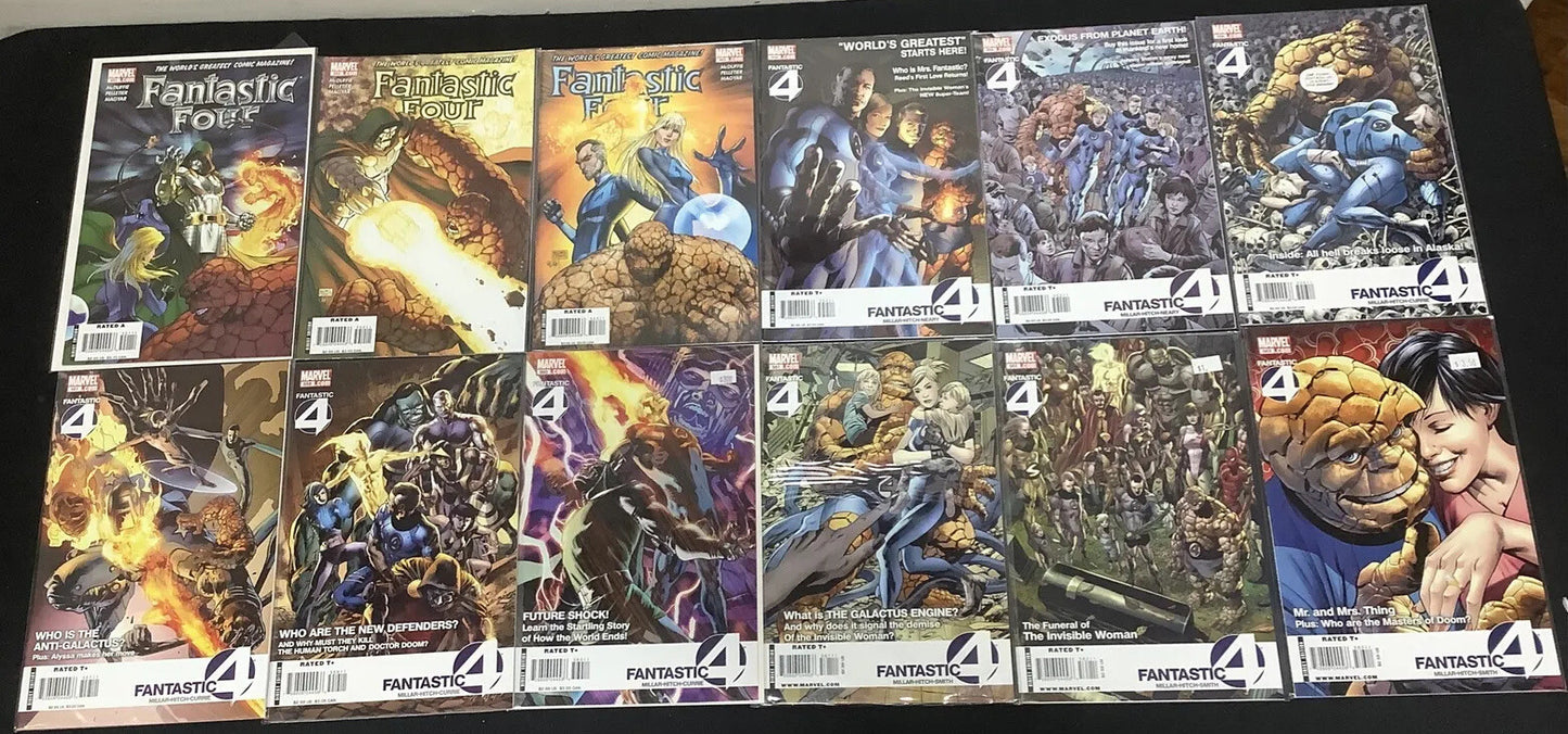 Fantastic Four Lot, Vol.3 #1-70 (missing 11), Vol.1 #500-563 (missing 550, 558)