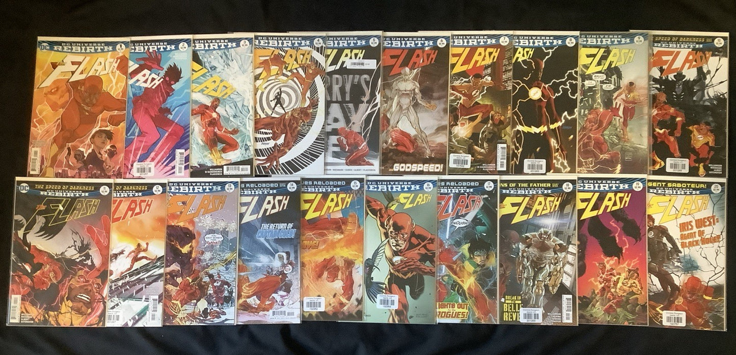 Flash #1-40 Comic Lot, DC Comics, Joshua Williamson, 1st App Avery Ho, Godspeed
