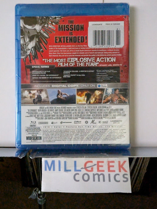 The Expendables (Blu-Ray 2010) Brand New Sealed -JD