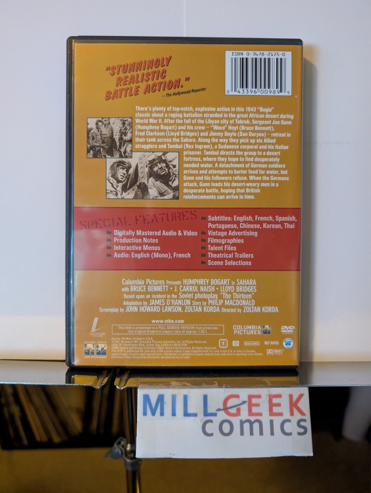 Twelve O'Clock High / Sahara, 2 Movie Set (DVD) Like New-JD
