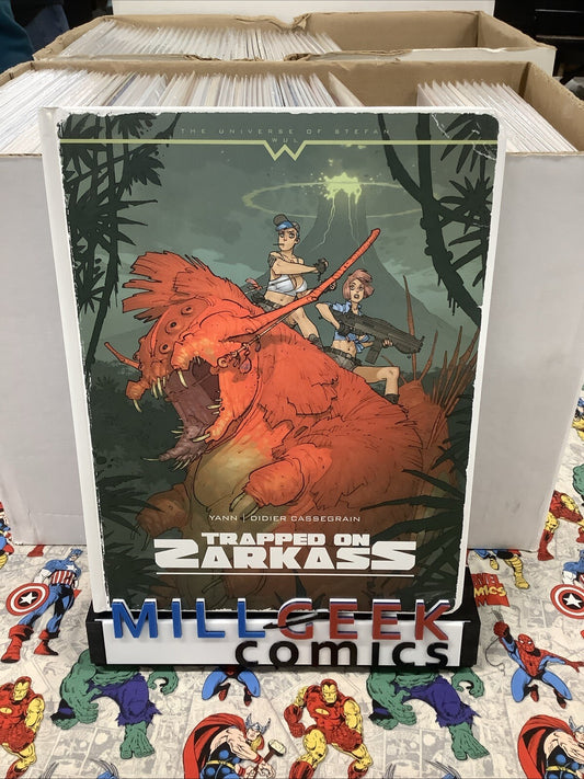 Trapped on Zarkass (Magnetic Press Inc 2022) Hardcover Graphic Novel, Cassegrain