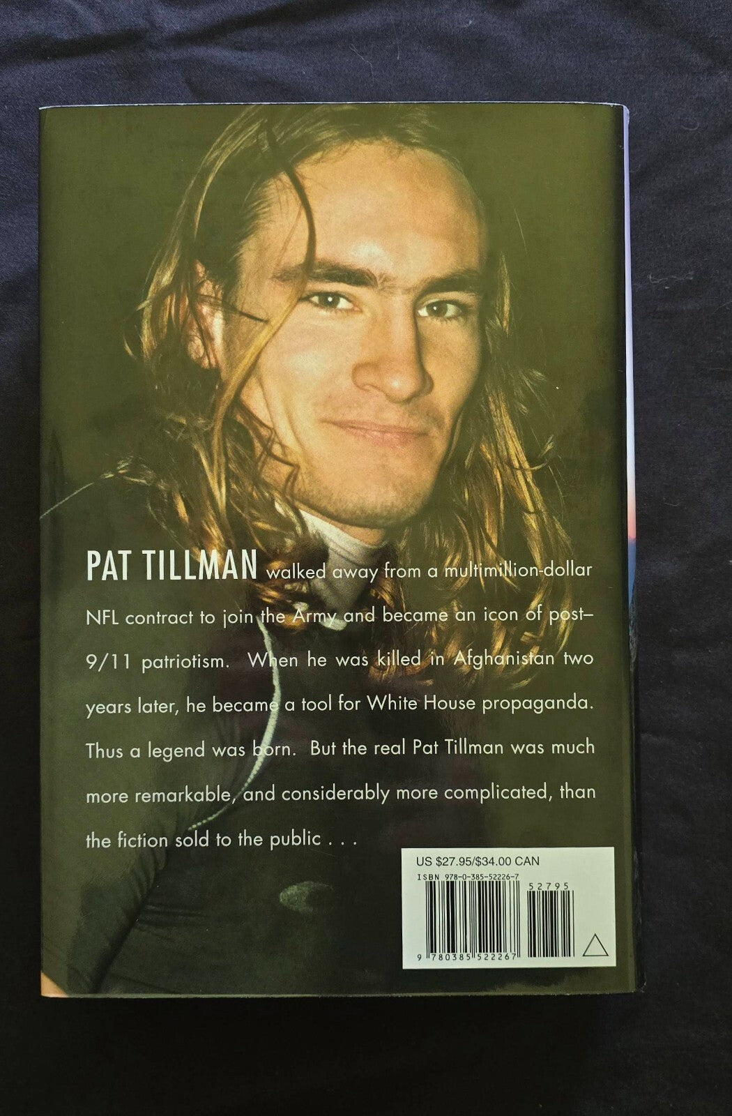 Where Men Win Glory : The Odyssey of Pat Tillman by Jon Krakauer (2009 HC) JD