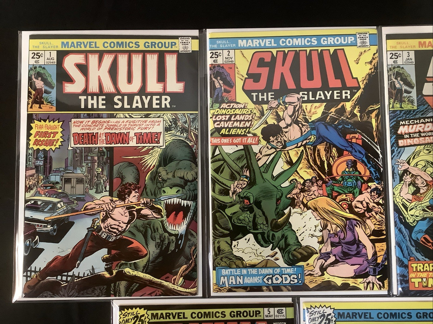 Skull the Slayer #1-7 Comic Lot, Marvel, Marv Wolfman/Steve Gan, High Grade Run