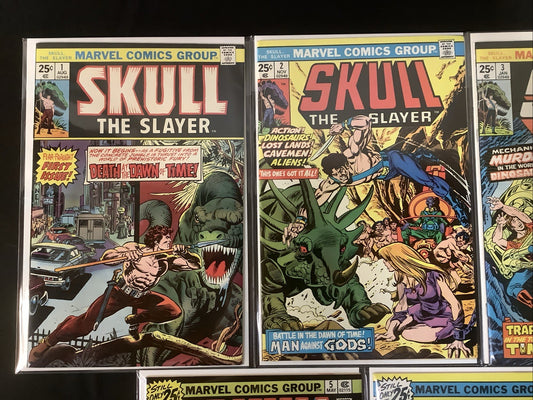 Skull the Slayer #1-7 Comic Lot, Marvel, Marv Wolfman/Steve Gan, High Grade Run