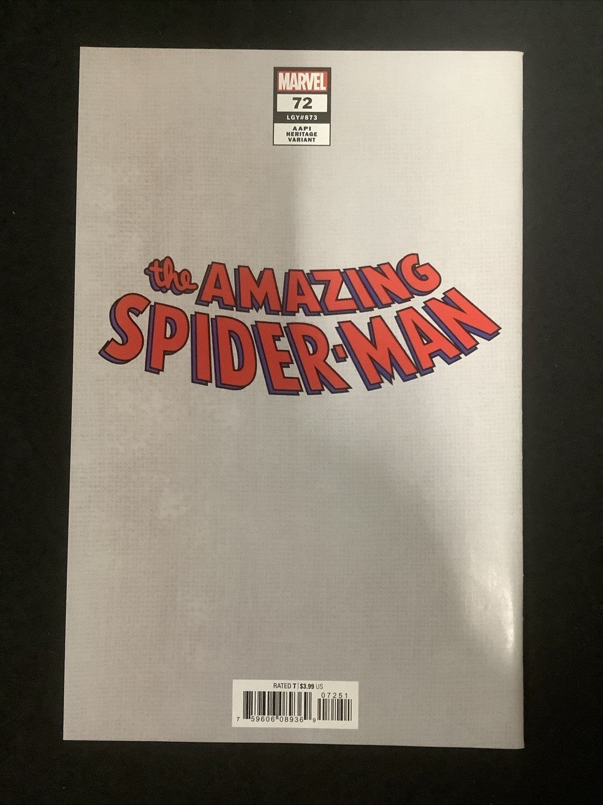 Amazing Spiderman #72 NM- (9.2) 1:50 Inhyuk Lee Ratio Incentive Variant