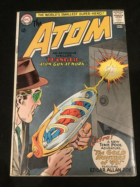 The Atom #12 (DC Comics April-May 1964) Fine (6.0) Inner Wrap Detached