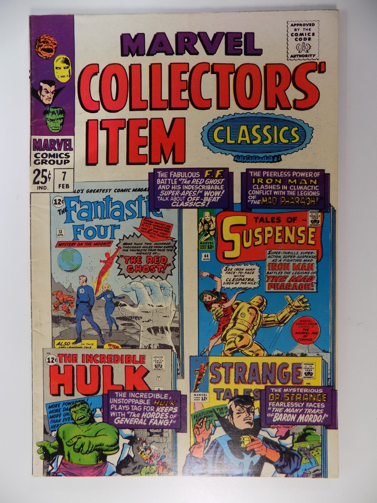 Marvel Collectors' Item Classics #7 Very Fine- February 1967