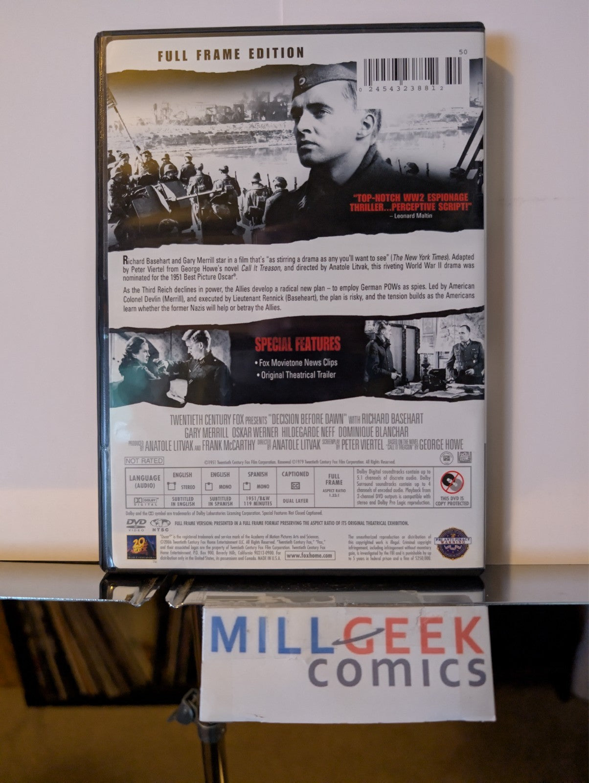 The Night of the Generals / Decision Before Dawn, 2 Movie Set (DVD) Like New-JD