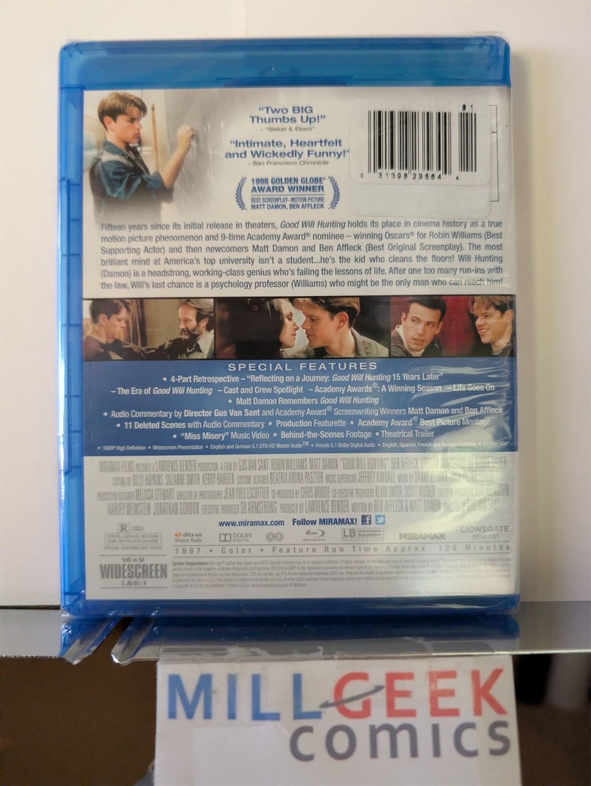 Good Will Hunting, Robin Williams (Blu-ray) Brand New Sealed -JD