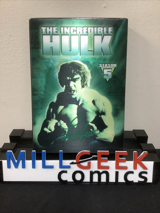 The Incredible Hulk: the Complete Fifth Season (DVD) SIGNED BY LOU FERRIGNO