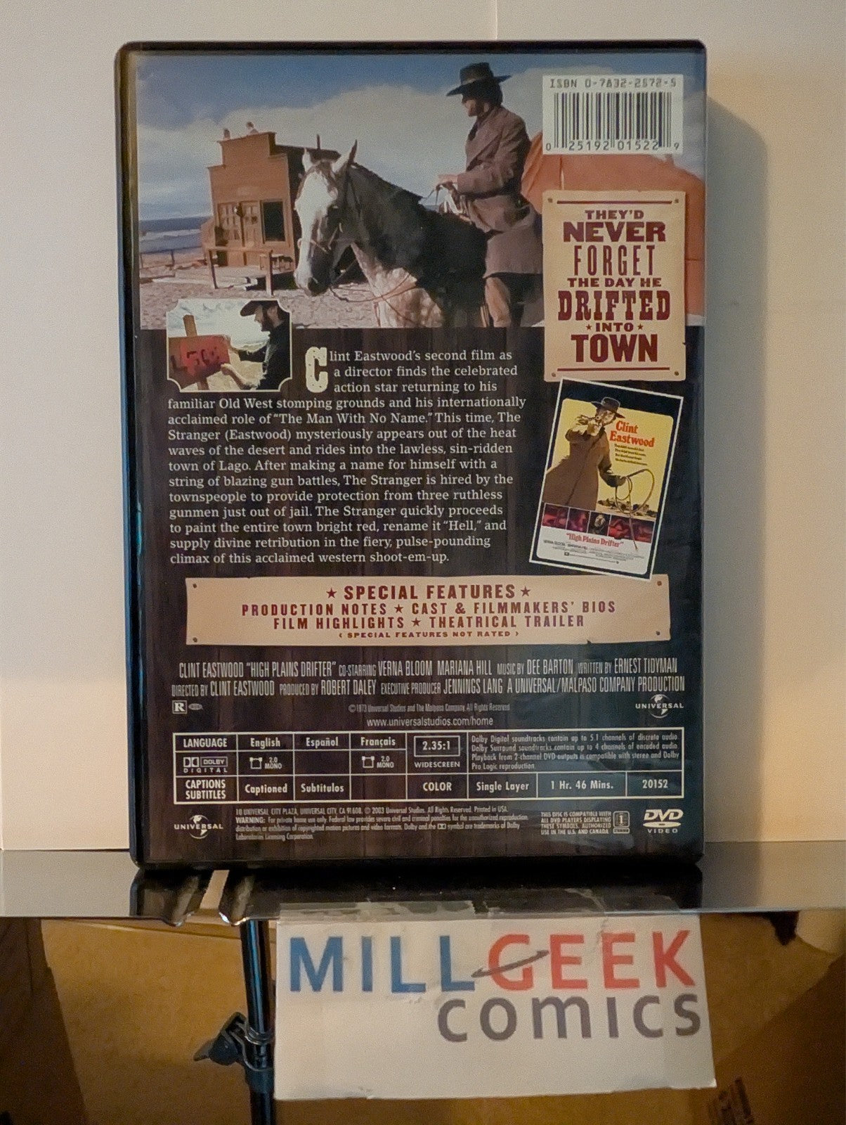 The Outlaw Josey Wales / Hang Em High / Unforgiven / High Plains Drifter(DVD)-JD