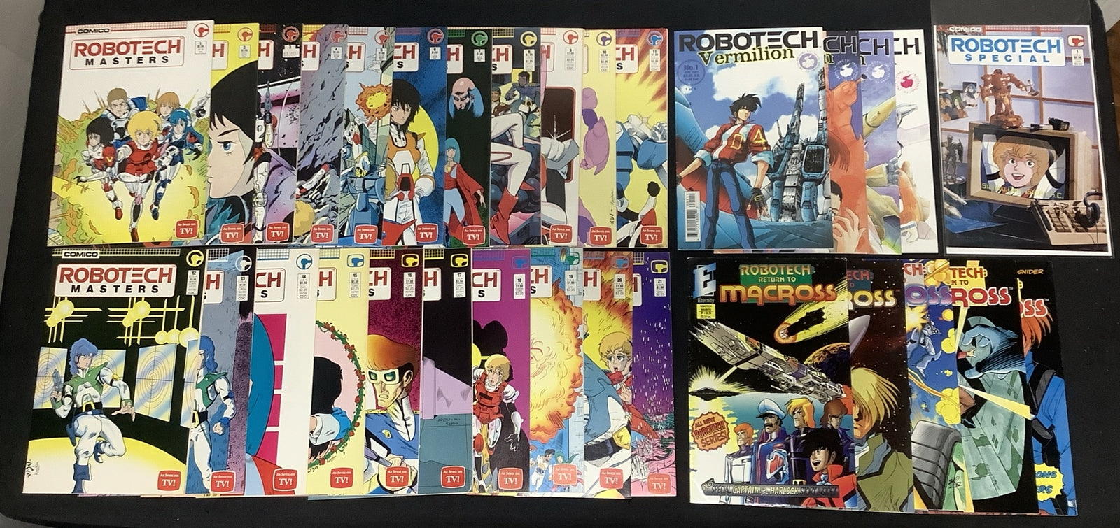 Robotech Comic Bundle, Masters #1-21, Vermillion #1-4, Special #1, Macross #1-5
