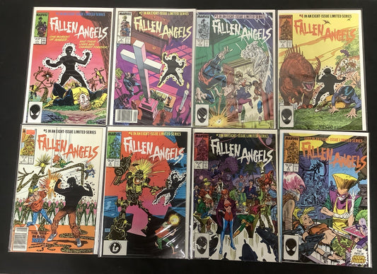 Fallen Angels #1-8 Complete Limited Series, Marvel, Mary Jo Duffy/Joe Staton
