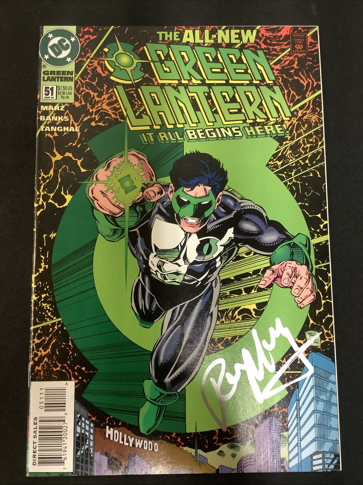 Green Lantern #48-51 Comic Set, Ron Marz Signed! 1st App Kyle Rayner, Parallax