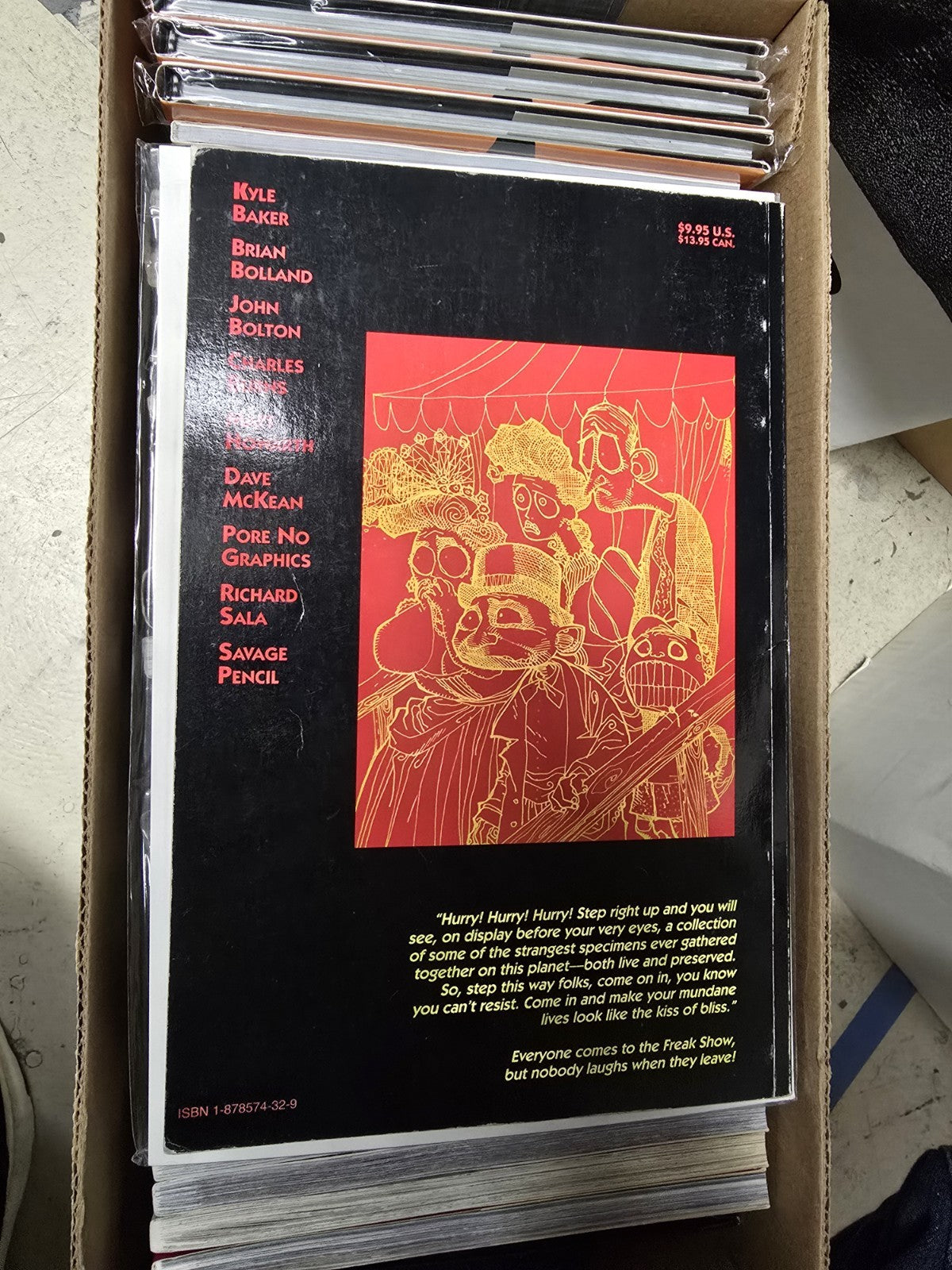 The Residents: Freak Show (1st Print 1992 - Dark Horse Comics) Burns, McKean!