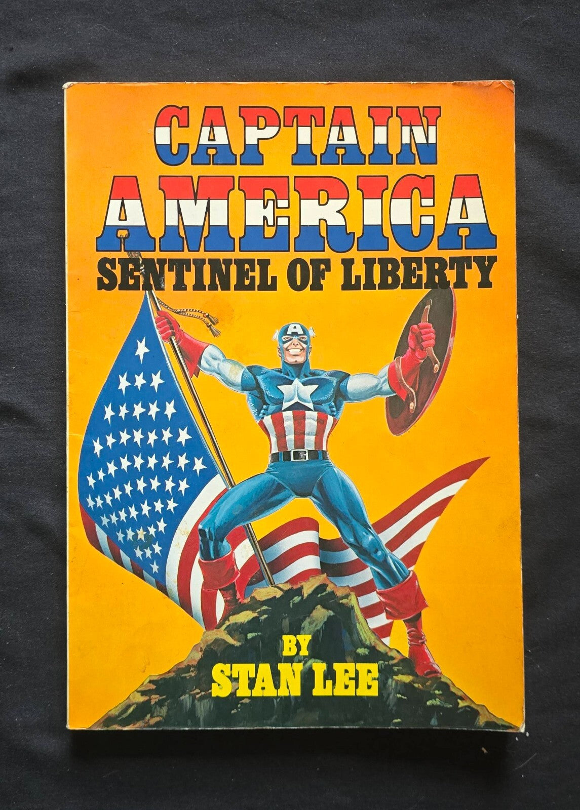 Captain America Sentinel Of Liberty By Stan Lee (1st Ed PB Fireside 1979)