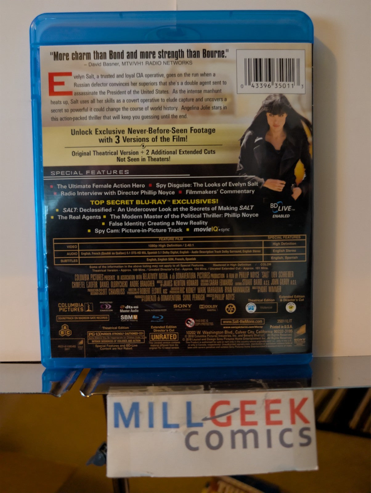 Confessions of a Dangerous Mind / Salt, 2 Movie Set (Blu-ray) -JD