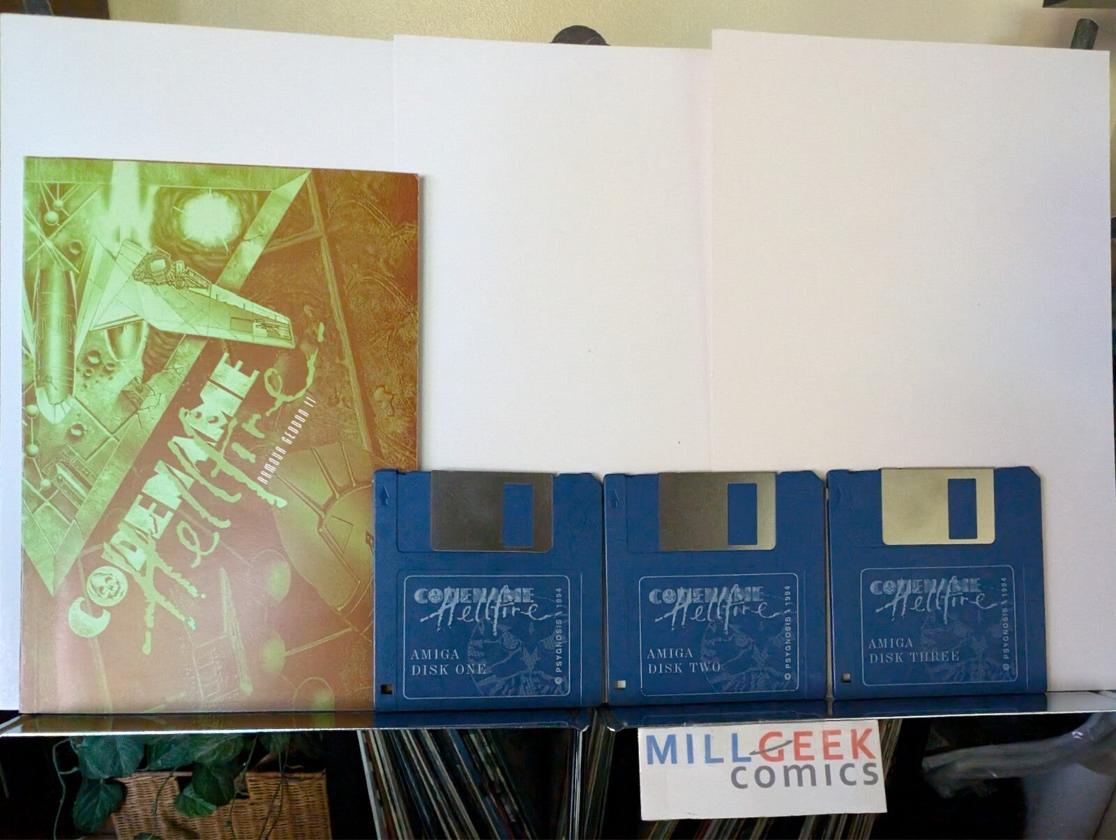 Codename Hellfire, Amiga Discs and Manual Only JD