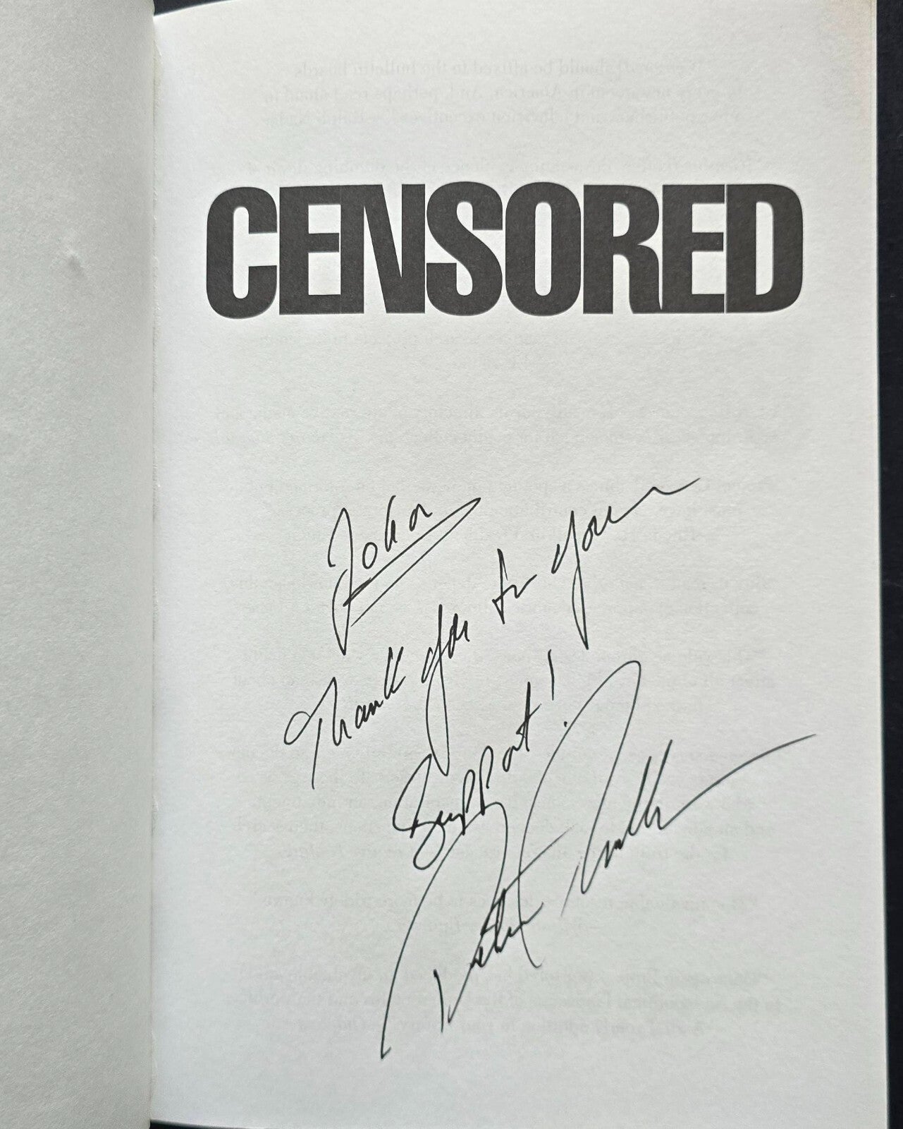 Censored 1998 : The Year's Top 25 Censored Stories by Danny Schechter (SIGNED)