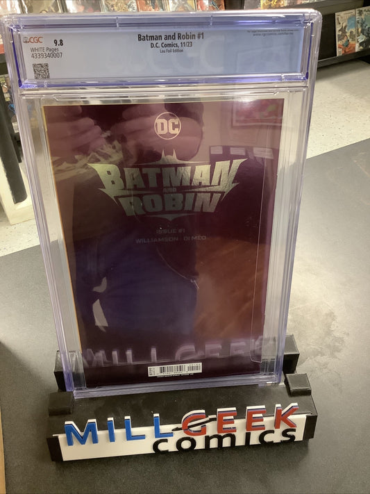 Batman And Robin #1 (2023 DC Comics) Stanley Artgerm Lau Foil Variant CGC 9.8