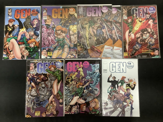 GEN 13 #0-5 + Extra #1s Comic Lot, Image, Jim Lee/Brandon Choi/J Scott Campbell