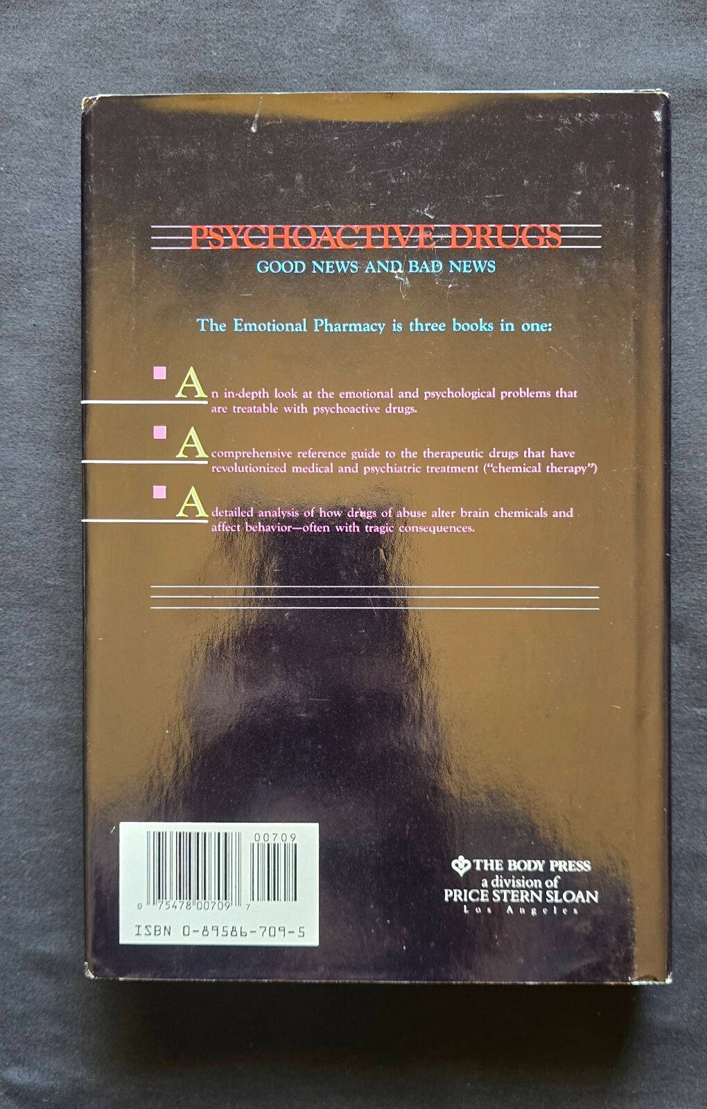 The Emotional Pharmacy By Roberta Morgan (1st Print, 1988) JD
