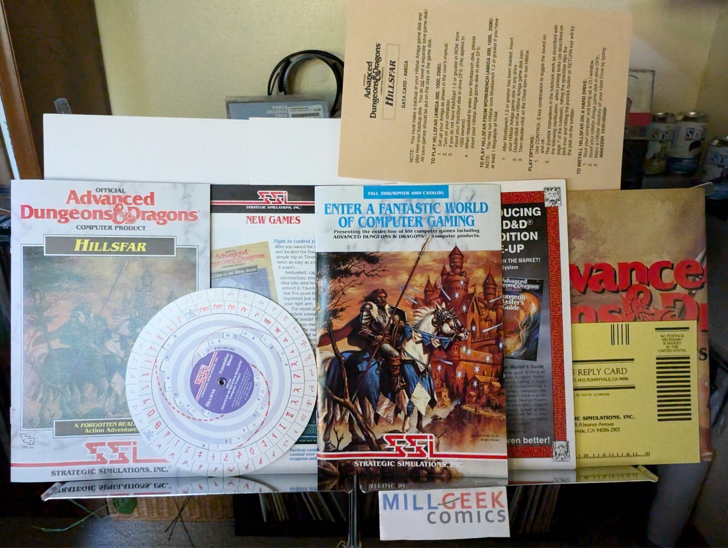 Advanced Dungeons & Dragons: Hillsfar, Amiga Big Box w/poster NO DISC JD