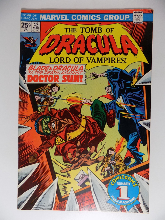 Tomb of Dracula #42 Marvel Comic Very Fine March 1976