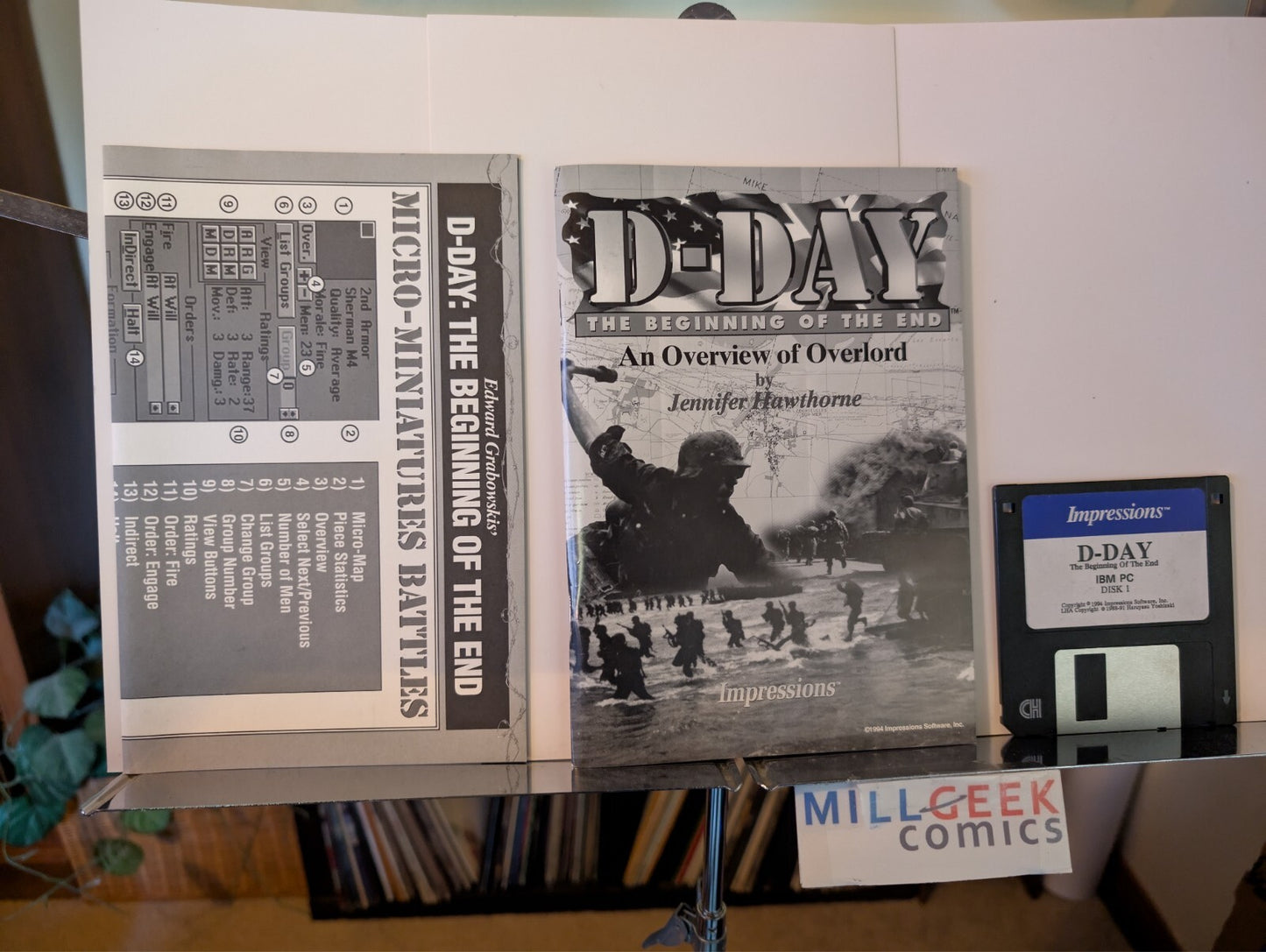 D-Day: The Beginning of the End, PC 3.5" Disk, Complete Big Box -JD