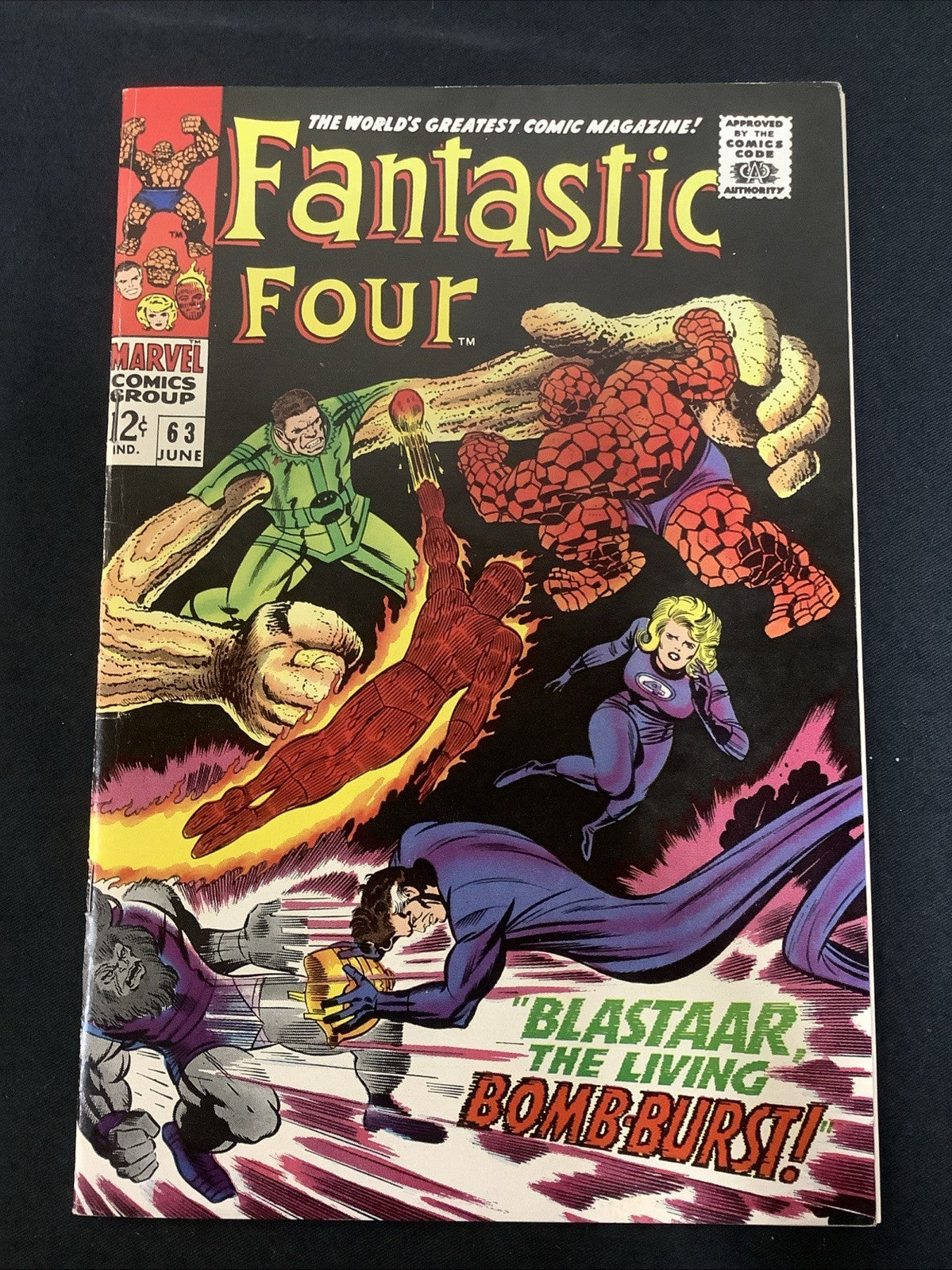 Fantastic Four #63 (Marvel Comics June 1967) F- (5.5) Stan Lee/Jack Kirby