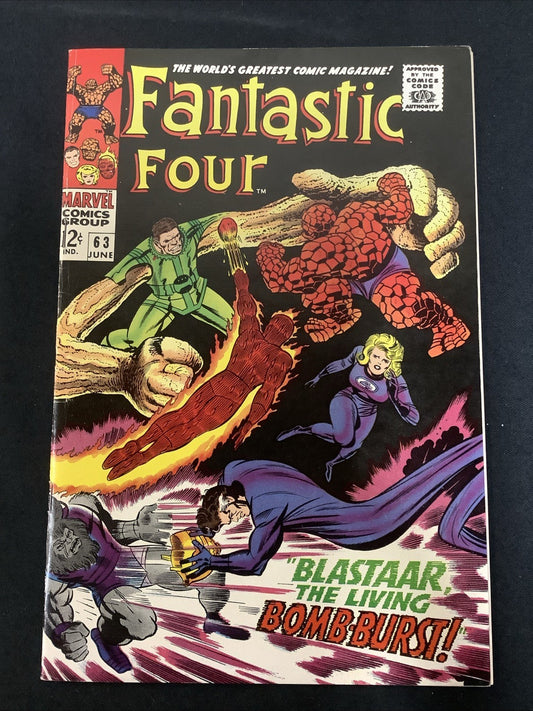 Fantastic Four #63 (Marvel Comics June 1967) F- (5.5) Stan Lee/Jack Kirby