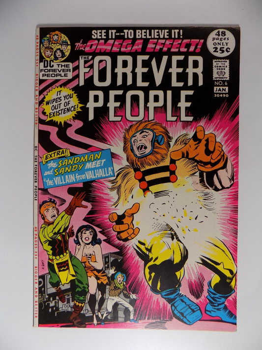 Forever People #6 DC Comic Very Fine- January 1972