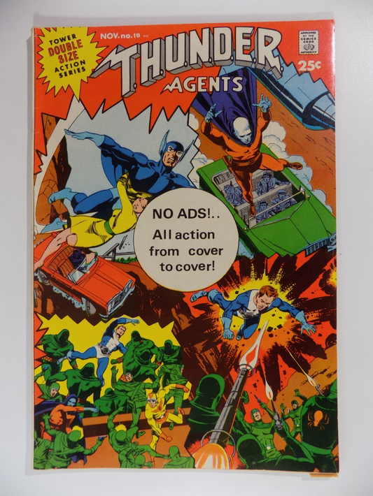 T.h.u.n.d.e.r. Agents #19 Tower Comics November 1968 Very Fine-