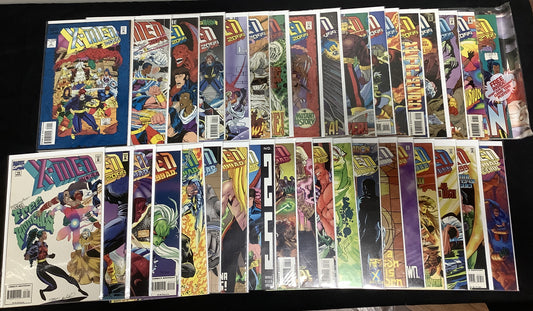 X-men 2099 #1-35 + special 1 comic lot (1993-1996) Blue cover, Sega Poster