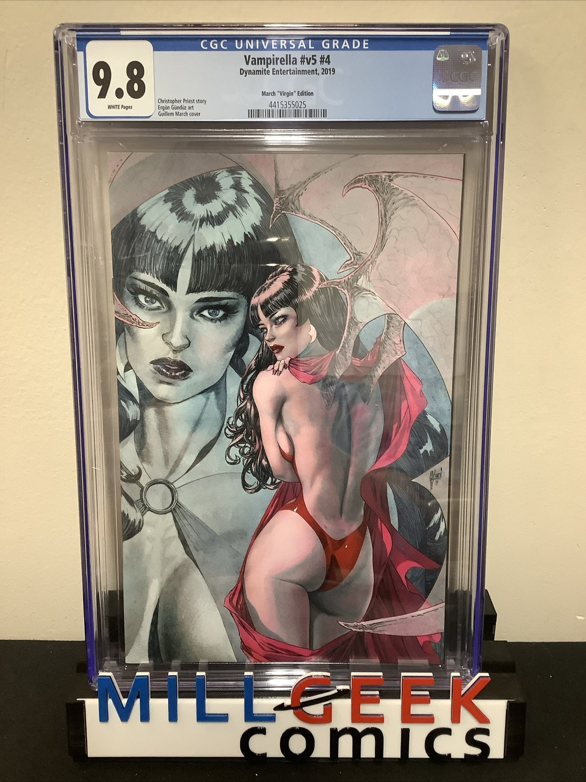 VAMPIRELLA #v5 #4 (2019) CGC Graded 9.8, 1:40 Guillem March “Virgin” Variant
