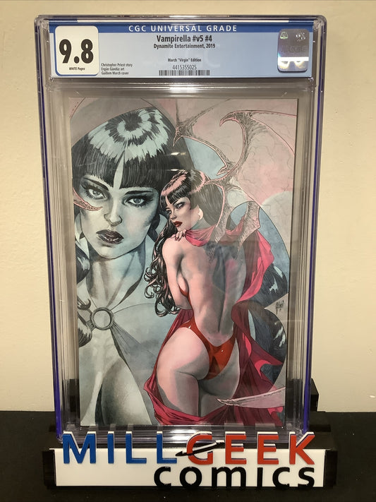 VAMPIRELLA #v5 #4 (2019) CGC Graded 9.8, 1:40 Guillem March “Virgin” Variant