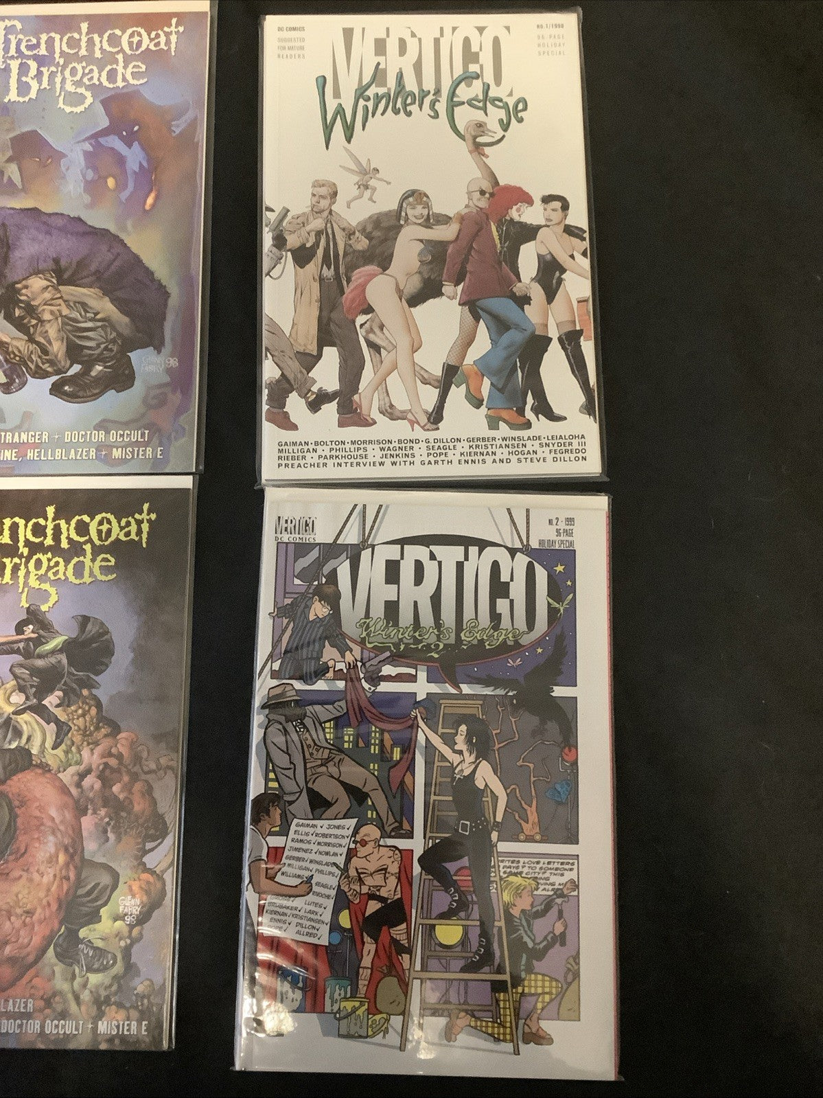 Vertigo Comic Bundle: Gangland #1-4, Trenchcoat Brigade #1-4, Winter’s Edge #1-2