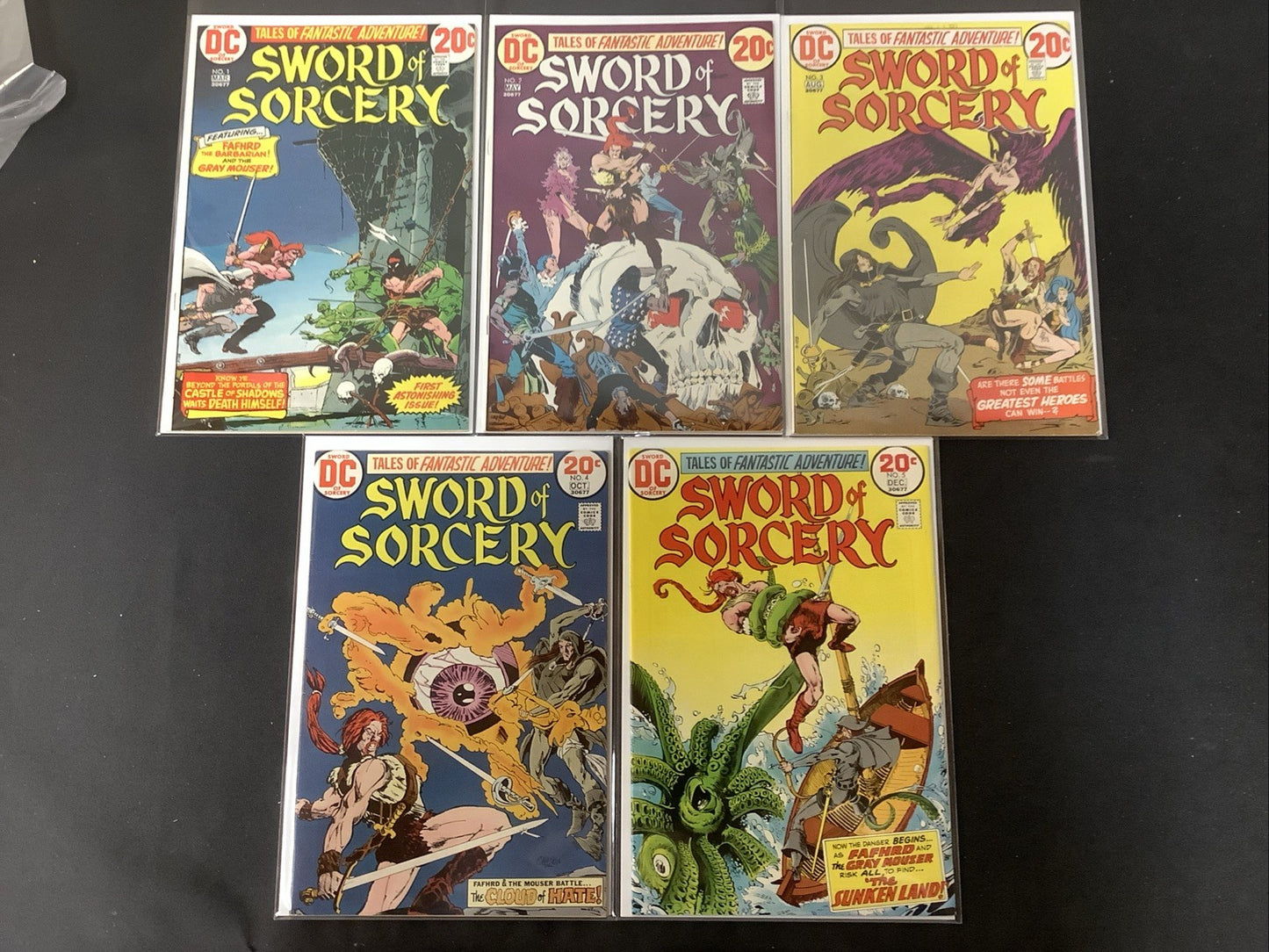 Sword of Sorcery #1-5 Complete Comic Set, DC, See Description -Mid To High grade