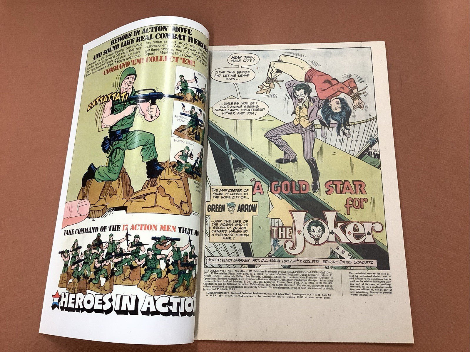 The Joker #4 (DC Comics November-December 1975) VF+ (8.5) Vs Green Arrow