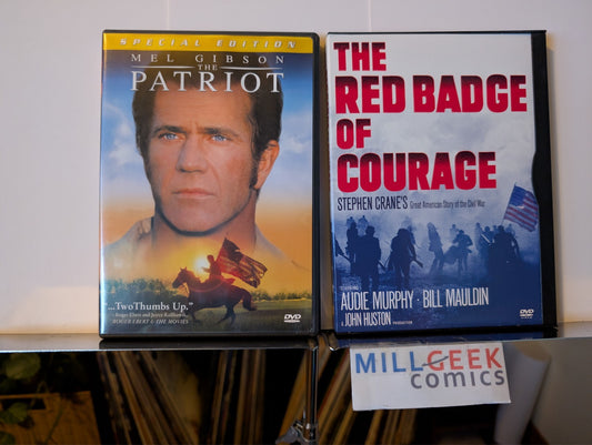 The Patriot / The Red Badge of Courage (DVD) Like New-JD