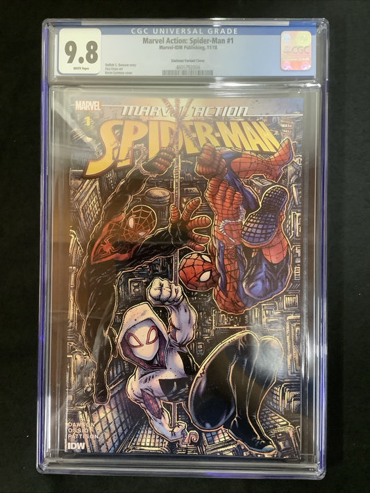 MARVEL ACTION SPIDER-MAN #1 (2018) CGC GRADED 9.8 (NM/M) KEVIN EASTMAN VARIANT
