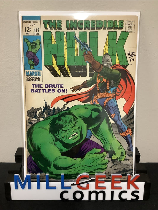 The Incredible Hulk #112 (Marvel Comics Feb 1969) F+ (6.5) Stan Lee/Herb Trimpe