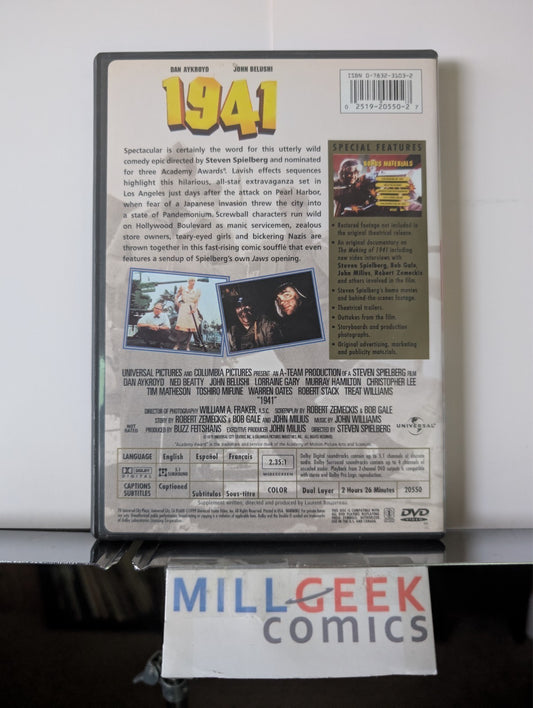 1941, Collector's Edition, Steven Spielberg (DVD) Like New -JD
