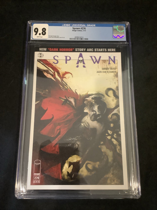 Spawn #276 (Image Comics) CGC Graded 9.8 (NM/M) White Pages, Darragh Savage
